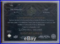 Bill Russell 2013-14 UD Black Signatures Auto Autograph Celtics #S-BR 19/25