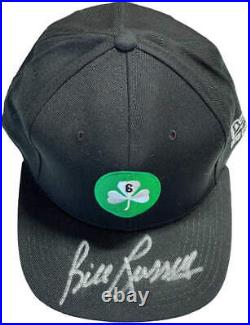 Bill Russell Autographed New Era Boston Celtics Black Hat