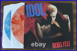 Billy Idol SIGNED Color Vinyl 2LP Rebel Yell EXPANDED Autographed PSA DNA COA