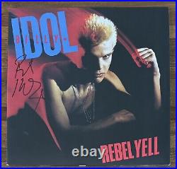 Billy Idol SIGNED Color Vinyl 2LP Rebel Yell EXPANDED Autographed PSA DNA COA