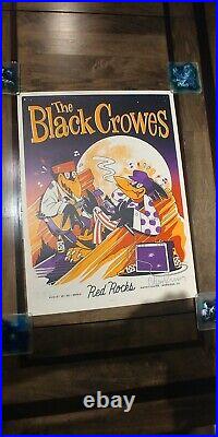 Black Crowes Poster Red Rocks Concert 2021 Signed By Robinson Brothers Autograph