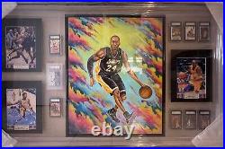 Black Mamba Kobe Bryant signed/graded collection items including a painting