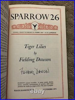 Black Sparrow Press 25-36 Autographed Edition Signed Ltd. Ed. Bukowski New