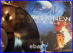 Blackout by FROM ASHES TO NEW Signed Autographed Black Ice Vinyl LP