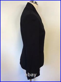 Brand New Marks & Spencer Autograph Black Tuxedo Trouser Suit Size 8/10