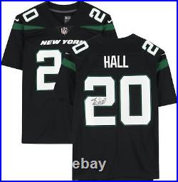 Breece Hall New York Jets Autographed Black Nike Limited Jersey