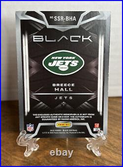 Breece Hall Sizeable Signatures 1/5 RC RPA auto Jets 2022 NFL black football 1/1