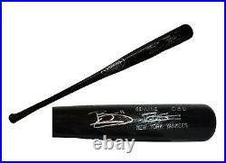 Brett Gardner New York Yankees Autographed Game Model Black Bat JSA COA