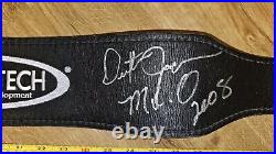 Cardillo Leather Weightlifting Belt Size Large Autographed By Two Mr. Olympia