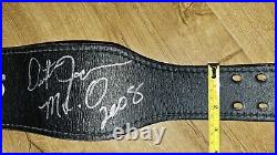 Cardillo Leather Weightlifting Belt Size Large Autographed By Two Mr. Olympia