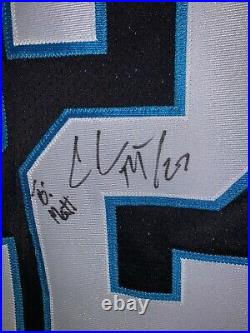 Carolina Panthers Game Issued Autographed Christian McCaffrey Jersey