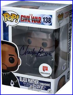 Chadwick Boseman Black Panther Autographed #138 Funko Pop
