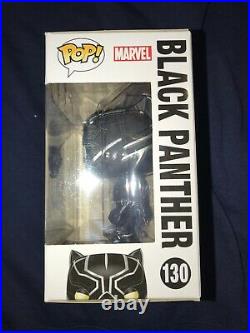 Chadwick Boseman signed Black Panther funko pop Prince T'Challa Marvel comics