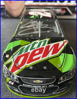 Chase Elliott Mountain Dew 1/24 2017 Mtn Dew AUTOGRAPHED 733 MADE PLEASE READ