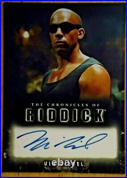 Chronicles Of Riddick MOVIE Pitch Black Vin Diesel Auto/Autograph On Card RARE