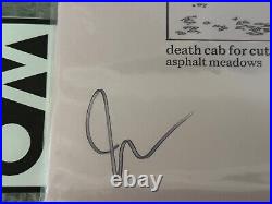 DEATH CAB FOR CUTIE ASPHALT MEADOWS Acoustic VINYL LP SIGNED AUTOGRAPHED RARE