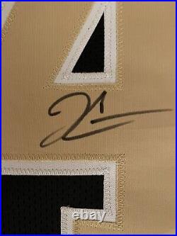 DEREK CARR Signed NEW ORLEANS SAINTS NFL BLACK CUSTOM JERSEY COA Auto