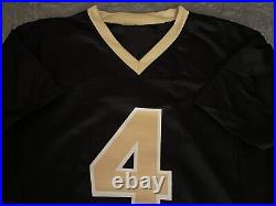 DEREK CARR Signed NEW ORLEANS SAINTS NFL BLACK CUSTOM JERSEY COA Auto