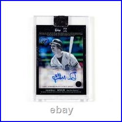 DON MATTINGLY AUTO #86TBA-DM NY Yankees 2021 Topps Clearly Authentic BLACK 68/75