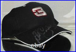 Dale Earnhardt Autographed #3 Black Hat Awesome