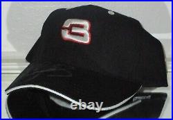 Dale Earnhardt Autographed #3 Black Hat Awesome