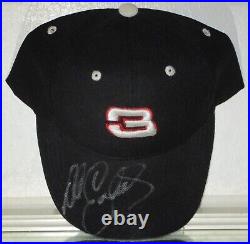 Dale Earnhardt Autographed #3 Black Hat Awesome