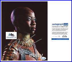 Danai Gurira Autograph Signed 8x10 Photo Black Panther Wakanda Forever Acoa