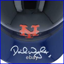 David Wright New York Mets Autographed Black & Blue Replica Batting Helmet