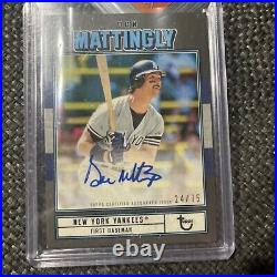 Don Mattingly On Card Auto 24/75 2022 Topps Brooklyn Collection NY Yankees