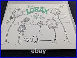 Dr Seuss The Lorax Art Book Autographed Signed DANIEL ARSHAM Studio NEW COA