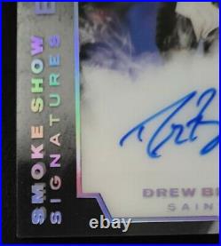 Drew Brees 2021 Panini Black Smoke Show ON CARD AUTO #5/5? -SAINTS