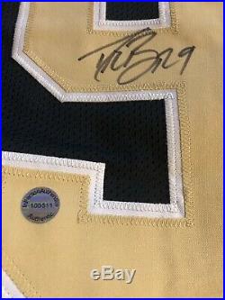 Drew Brees Autographed New Orleans Saints Custom Black Jersey With COA No Reserve