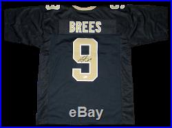 Drew Brees Autographed Signed New Orleans Saints #9 Black Jersey Beckett