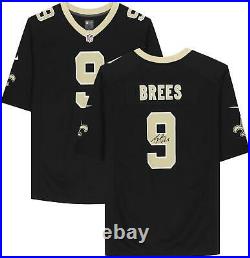 Drew Brees New Orleans Saints Autographed Black Nike Game Jersey