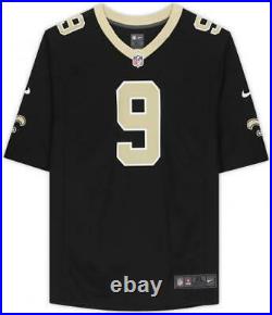Drew Brees New Orleans Saints Autographed Black Nike Game Jersey