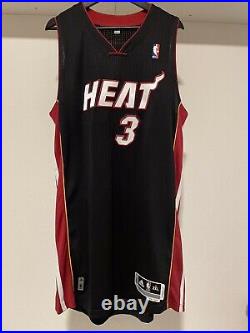 Dwayne Wade Miami Heat Authentic Jersey Adidas Pro Cut Autographed PSA DNA Rev30