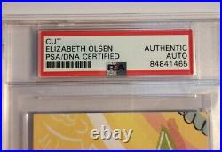 Elizabeth Olsen PSA DNA Autograph Signed Actress Marvel Black Widow Auto