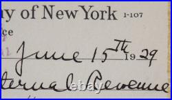 F. Scott Fitzgerald Signed Check To IRS Framed Display Author JSA Authenticated