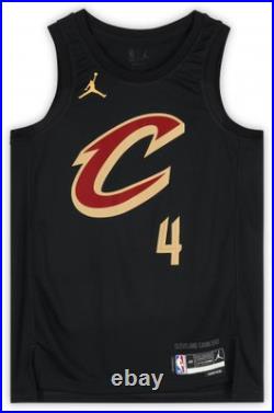 Framed Evan Mobley Cavaliers Signed Jordan 2022-23 Statement Edition Jersey