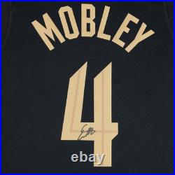 Framed Evan Mobley Cavaliers Signed Jordan 2022-23 Statement Edition Jersey