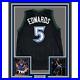 Framed-Facsimile-Autographed-Anthony-Edwards-35x39-Minn-Black-Reprint-Jersey-01-wdlc