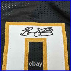 Framed Facsimile Autographed Breanna Stewart 35x39 New York Black Reprint Jersey