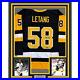 Framed-Facsimile-Autographed-Kris-Letang-35x39-Pittsburgh-Black-Reprint-Jersey-01-lnl