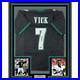 Framed-Facsimile-Autographed-Michael-Mike-Vick-35x39-Philly-Black-Reprint-Jersey-01-gwz