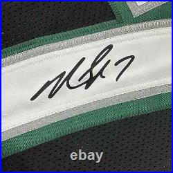 Framed Facsimile Autographed Michael Mike Vick 35x39 Philly Black Reprint Jersey