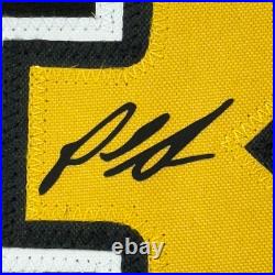 Framed Facsimile Autographed Paul Skenes 35x39 Pittsburgh Black Reprint Jersey