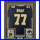 Framed-Facsimile-Autographed-Willie-Roaf-35x39-New-Orleans-Black-Reprint-Jersey-01-uig