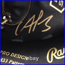 Francisco Alvarez New York Mets Autographed Black & Gold Catchers Glove