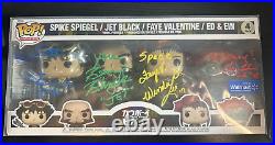 Funko Pop! Animation Cowboy Bebop 4 Pack Autographed by all voice actors