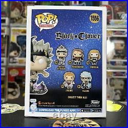 Funko Pop Black Asta (GITD) Signed by Dallas Reid with Doodle Black Clover